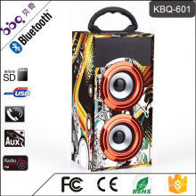 BBQ KBQ-601 10 W 600 mAh De Madeira Recarregável Portátil Speaker